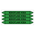 Značení potrubí, nízkotlaká voda,4 ks, 250 × 26 mm